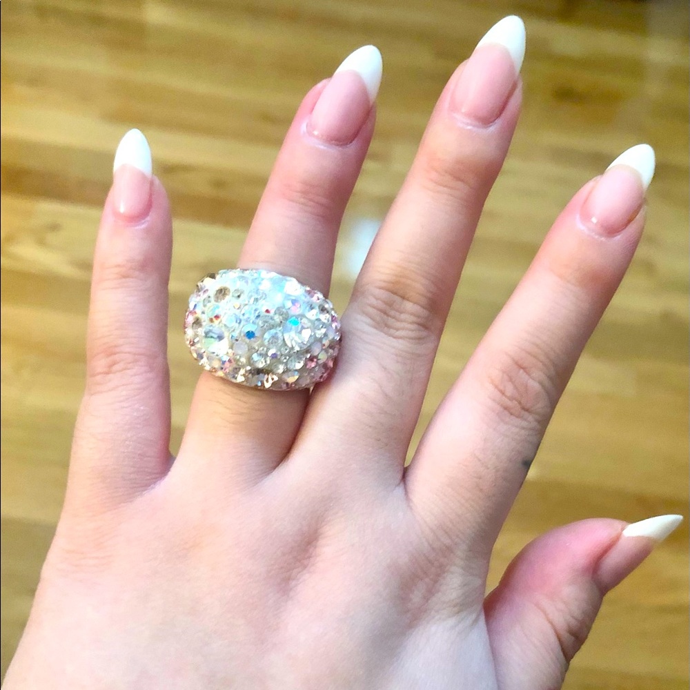 Swarovski crystal ring